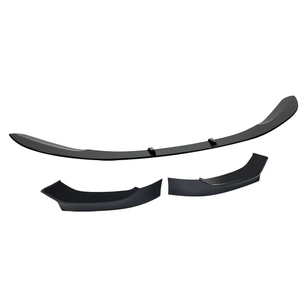 Front Bumper Lip Spoiler, M Performance Design, Nem Installation,glansende sort