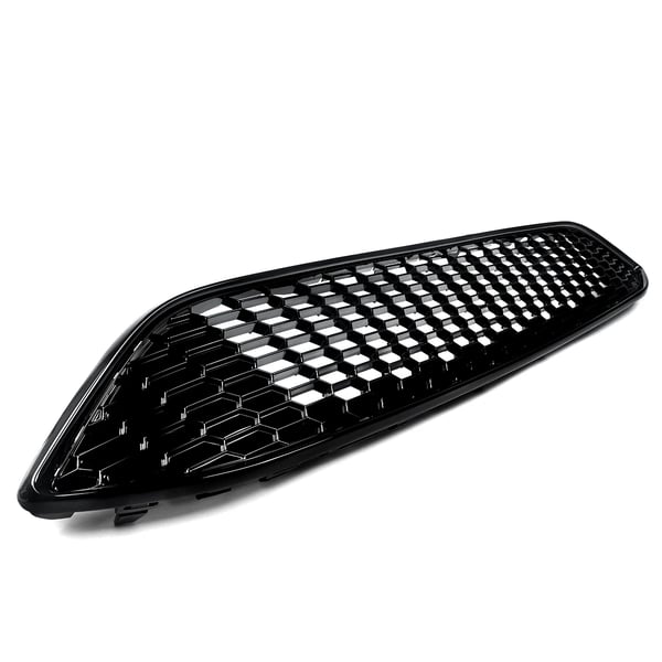 Front Bumper Gitter, Direkte Erstatning, Holdbart ABS Plastik, Kompatibel Til Ford, Glansfuld Sort