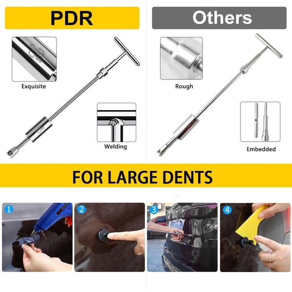 Dentskadeværktøj, Effektiv Dentskadefjernelse, Nem at Bruge,92PCS