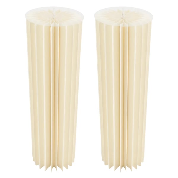 Blomsterkolonnevaser, Genanvendelige, Elegant Design,HVID