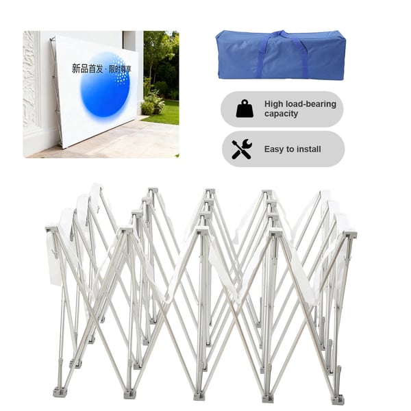 Displayramme, Aluminiumkonstruktion, Hurtig installation,300 cm x 230 cm