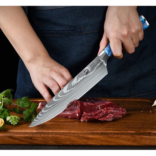 Kokkekniv Sæt, Alsidige Utility Knive, Elegant Design, Miljøvenlige Håndtag