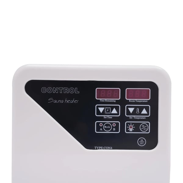 Ekstern Sauna Controller, 3-9KW Effektvurdering, 220V Spænding, Temperaturinterval 40-105℃, Maksimal Arbejdstid 12 Timer, Betjener Sauna Belysning