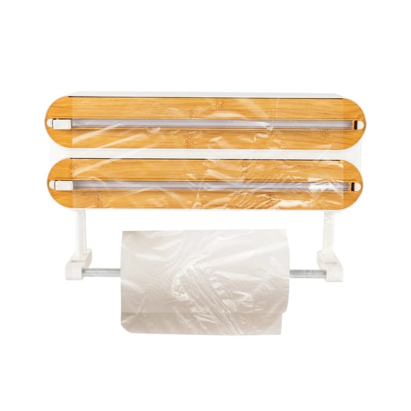 Plastfolie Dispenser, Væghængt, Pladsbesparende Organizer,MULTI