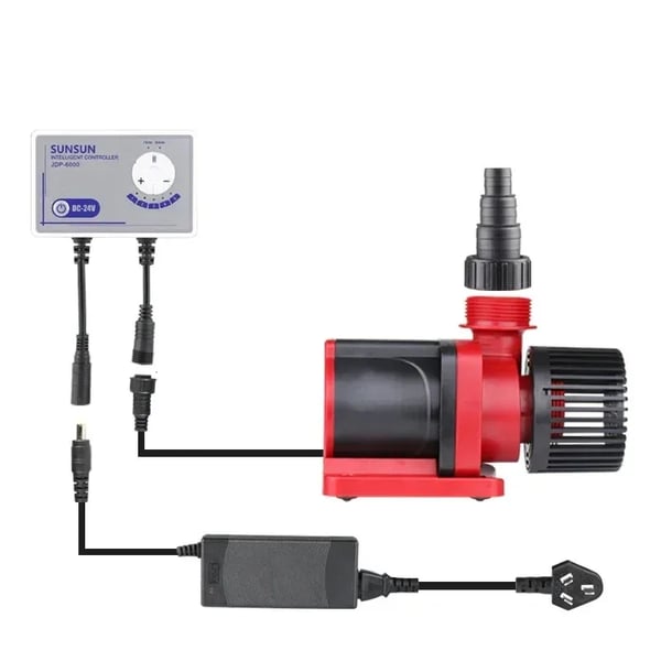 Vandpumpe, Nedsænket Design, Lavt Støjniveau,EU adapter stik, JDP-18000