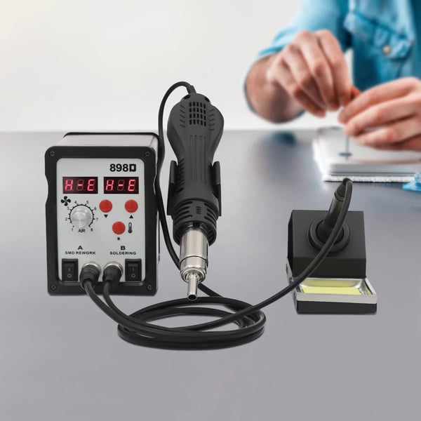 Digital Loddekolbe, Justerbar Temperatur, Høj Effektivitet,220V, sort