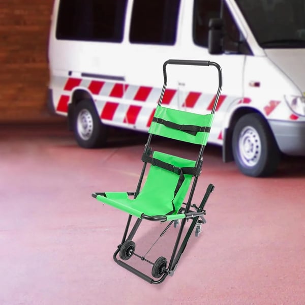 Fällbar Trappstol, Bärbar Design, Hög Lastkapacitet,grön
