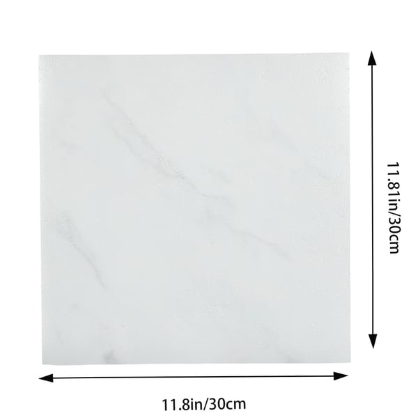 Itsekiinnittyvät lattialaatat, 30cm x 30cm, PVC-materiaali, 1,2mm paksuus, vedenkestävä, helppo kuoria ja liimata