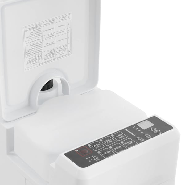 Nano Hårånga, LCD-display, Justerbar Temperatur,VIT