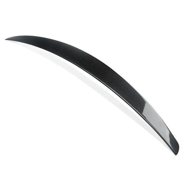 Bakspoilerlip, ABS-plast, kompatibel med Mercedes Benz W222 S450, S560 (2014-2020),kolfiberutseende