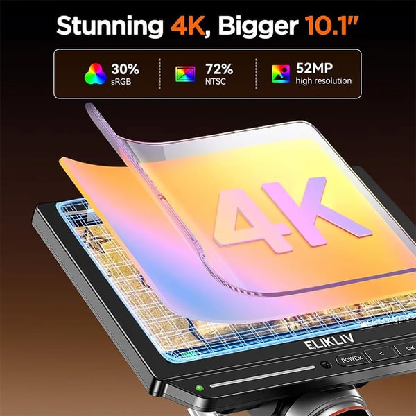 Digital Mikroskop, 2000x Forstørrelse, Autofokus Funktion,EM4K-AF 10