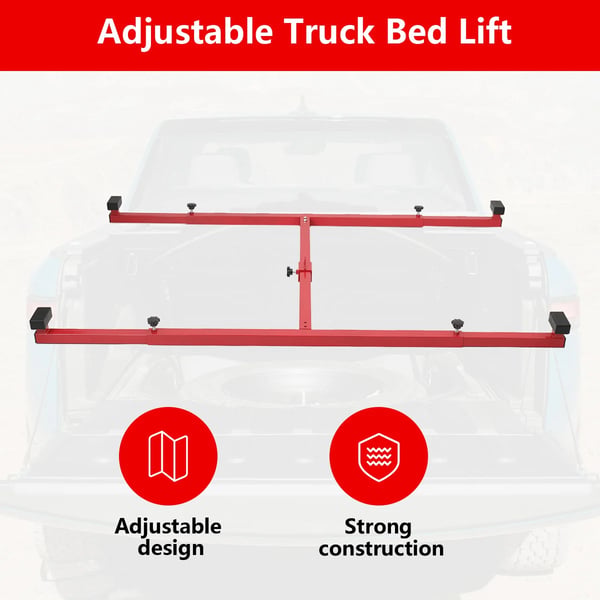 Pickup Sengestel Lifter, Stål Konstruktion, 50 cm x 20 cm x 10 cm, Passer til de fleste standard lastbilbede, Belastningskapacitet op til 300 kg