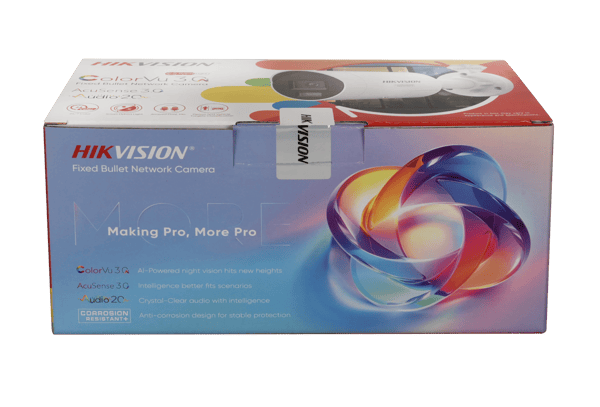 IP-kamera, 8MP opløsning, smart dual mikrofon,2.8mm, DS-2CD2087G3-LI2UY