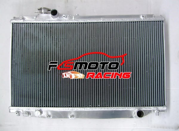 Intercooler Radiator, Aluminium, Kerne Størrelse 400mm x 738mm, Samlet Størrelse 490mm x 755mm, Indløbslangeforbindelse 35mm