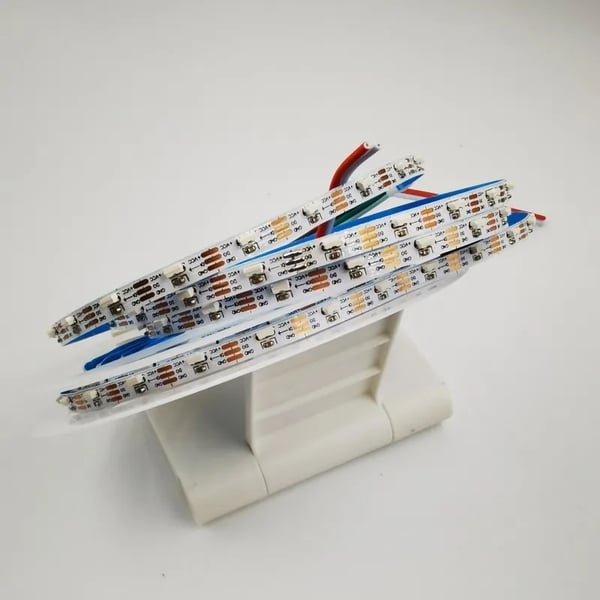 LED Strip Lys, Adresserbar RGB, 60 LED'er pr. Meter,5m, 4020SMD 60LEDs-m