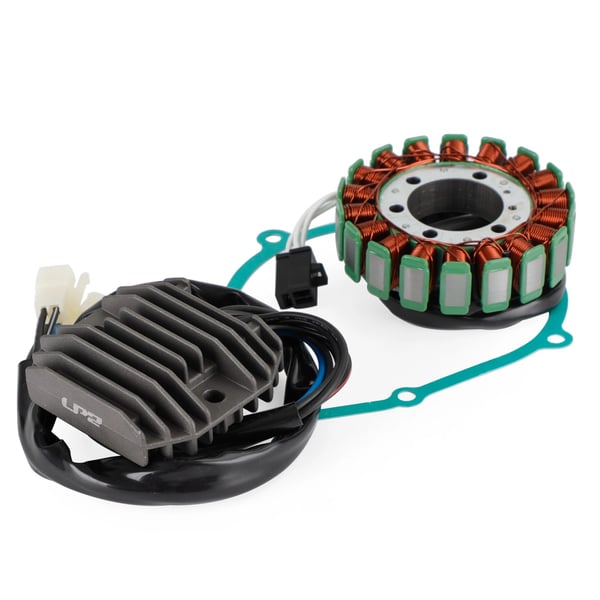 Magneto Stator, Højkvalitets ledende materiale, Kompatibel med Kawasaki ZX600 modeller, Plug-and-play direkte erstatning, Optimeret elektrisk ydeevne
