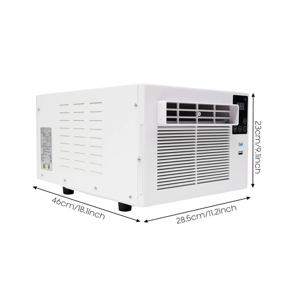 Bærbar Aircondition, Fjernbetjening, Energi Effektiv,HVID