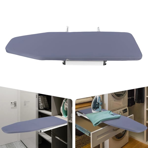 Strygebræt, Foldbart Design, Høj Belastningskapacitet,Lys Grå