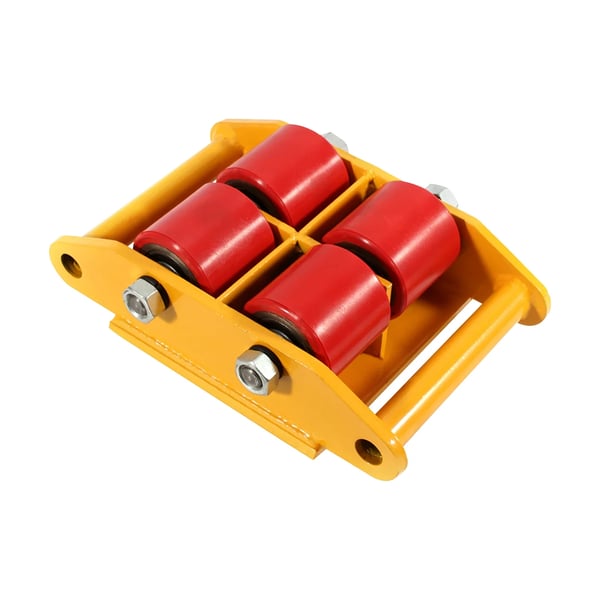 Transportrulle, Belastningsevne 6T, Dimensioner 30 x 22,5 x 11 cm, Hjuldiameter 14 cm, Antal ruller 4, Materiale Legeret stål