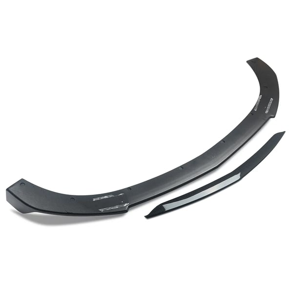 Front Bumper Splitter, Højkvalitets ABS Plast, AMG Stil Design,kulstoflook