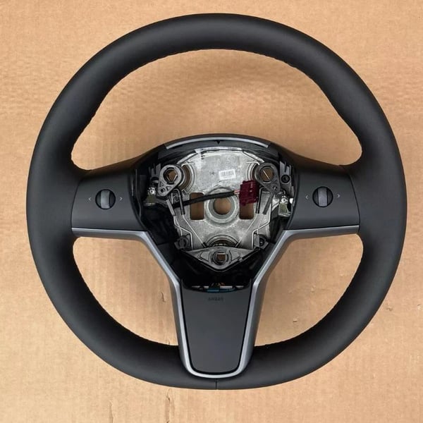 Ratt, PU-læder, Kompatibel med Tesla Model 3, Kompatibel med Tesla Model Y, Farve: Sort, OEM Dele Nummer: 1490214-00-B