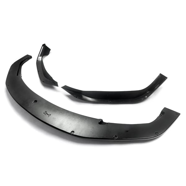 Front Bumper Splitter Lip, Skræddersyet Design, Letvægts Konstruktion,Glansende Sort