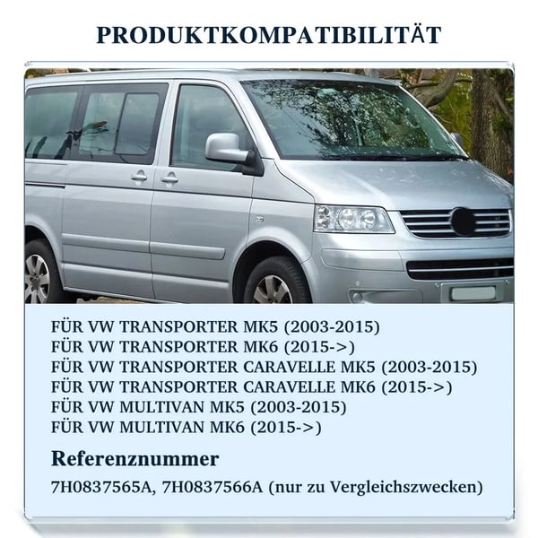 Dørforsegling Gummi, Passer til Transporter MK5 MK6, Holdbar Konstruktion, Vejrbestandig, Nem Installation, 7H0837565A Kompatibilitet