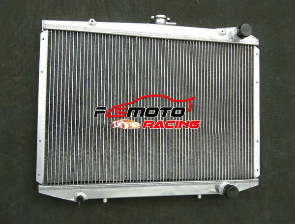Radiator, Aluminium, 16 7/8 x 25 1/2 x 15/16 tommer, Kompatibel med Nissan D21 Pathfinder 1986-1997, Letvægtsdesign, Optimal køleeffektivitet