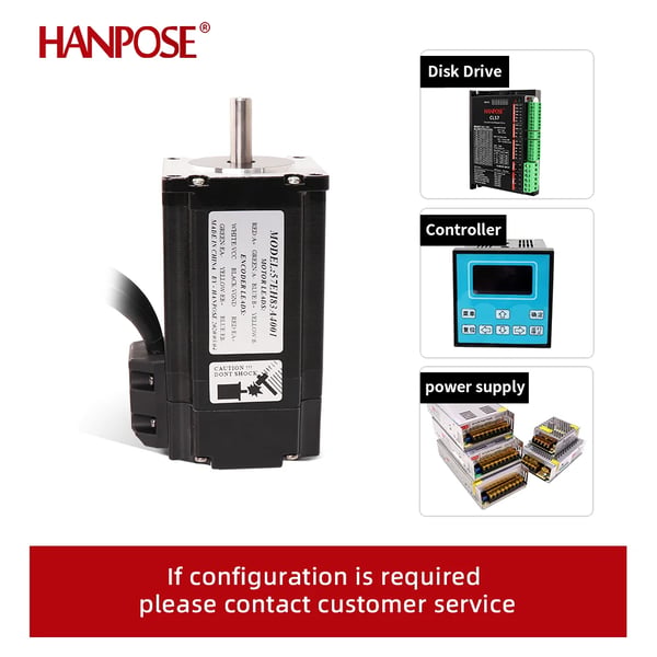 Hybrid Step-Servo Motor, Lukket Sløjfe, 57X83mm, Nema23,57EH83-CL57 sæt