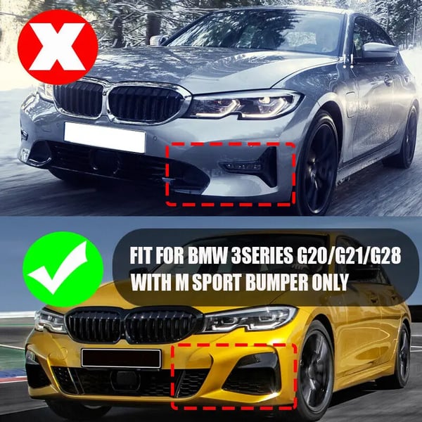 Front Bumper Splitter Lip, Carbon Fiber, Nem Installation,Kulfiberlook