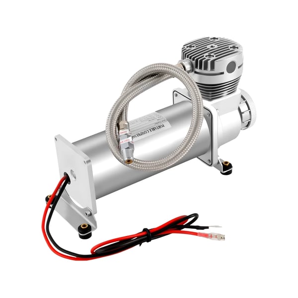 Luftkompressor, Bärbar Design, Intelligent Kontroll,Silver