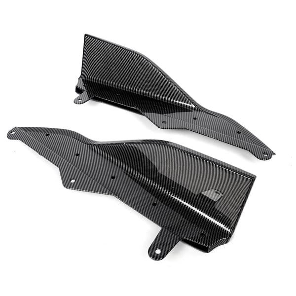 Side Skirts Trim, Carbon Fiber Look, Kompatibel med G42-modeller,Kulfiberlook