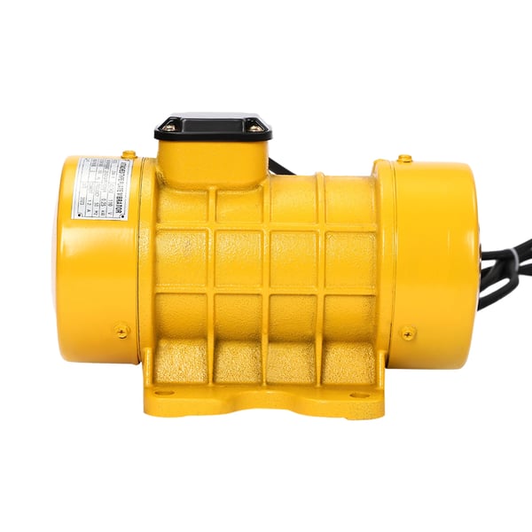Vibrationsmotor, 250W effekt, 2840 RPM vibrationsfrekvens, støbejernshus, kompakt størrelse, letvægtsdesign