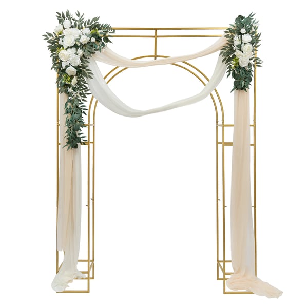 Bryllupsbue, Fritstående Design, Holdbar Konstruktion,Guld, M