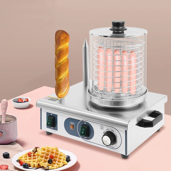 Hot Dog Maskine, Elektrisk Pølseisolering, Moderne Design,grå