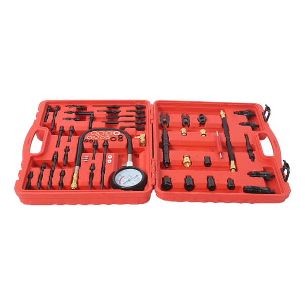 Kompressionstestkit, 40 Bar Trykområde, Motorreparationsværktøj,sort