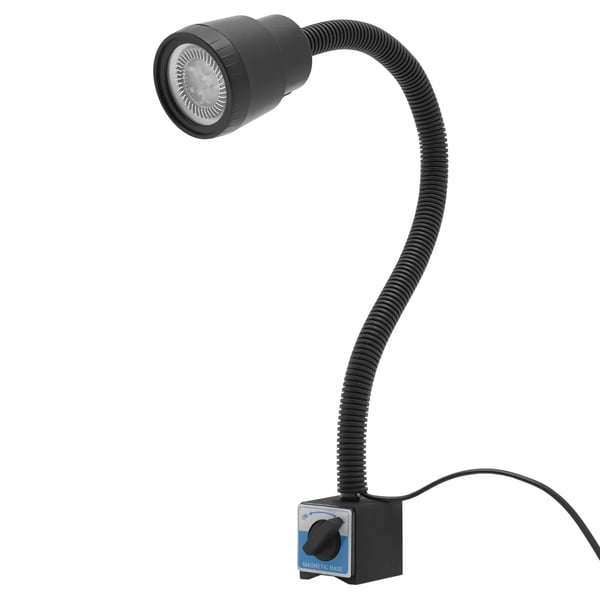 LED Arbejdslys, 600lm Lysstyrke, Justerbar Gåsehalefleksibilitet,sort