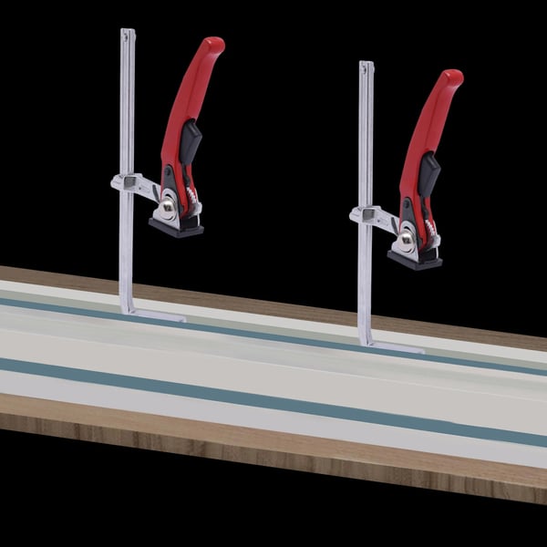 Ratskruer, 220kg Klemkraft, 200mm Klemmediameter, 60mm Klemmedybde, To Stykker, 24.5cm Størrelse