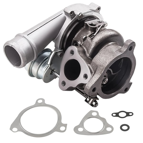 Turboahtimen K04-022, mitat 28cm x 28cm x 25cm, moottorikoodi APX, hevosvoimat 210HP, laakeri