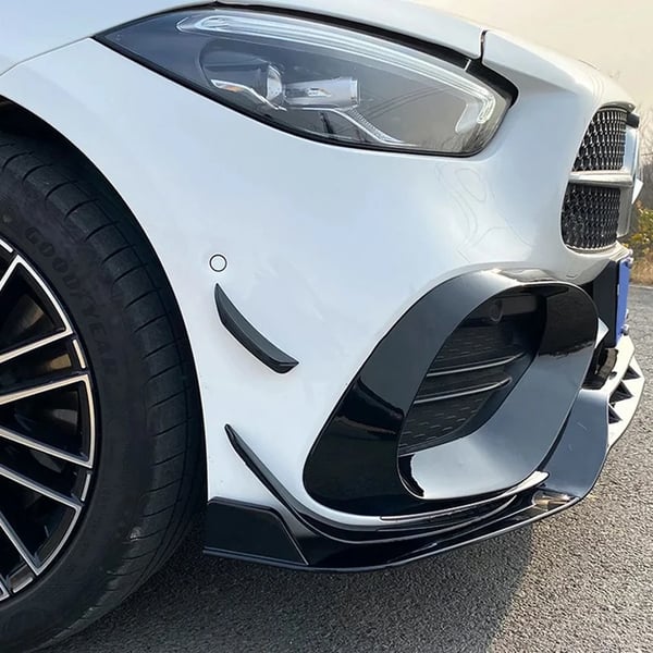 Bil Front Bumper Lip Spoiler, Sport Design, Direkte Erstatning, et sæt