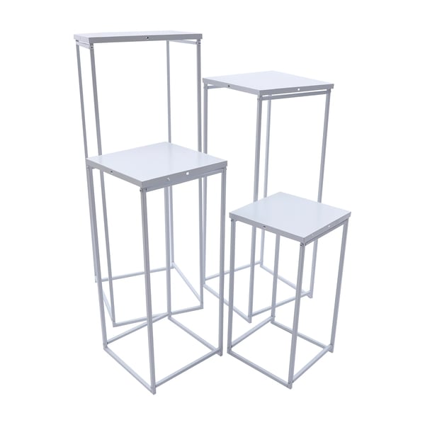 Blomsterstand, Hvid Metal Konstruktions, Alsidig til Begivenheder,HVID