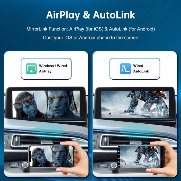 CarPlay-moduuli, langaton yhteys, monikielinen tuki,NBT-järjestelmä