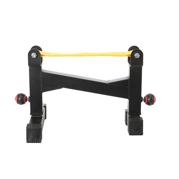 Trækbufferbord, Justerbar højde 30-40 cm, Maksimal belastning 300 kg, Nylon- og kulstofstålskonstruktion, Gulvstående design, Dødløftramme