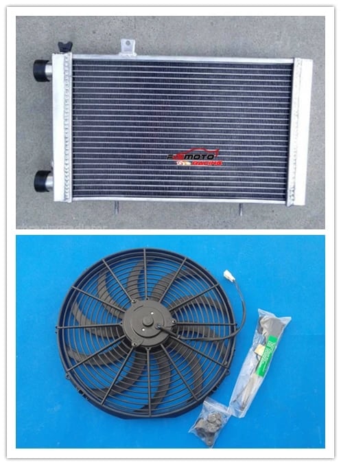 Radiator, aluminiumkonstruktion, forbedret køleeffektivitet, nem installation, kompatibel med Lotus Europa Coupe 1966-1976