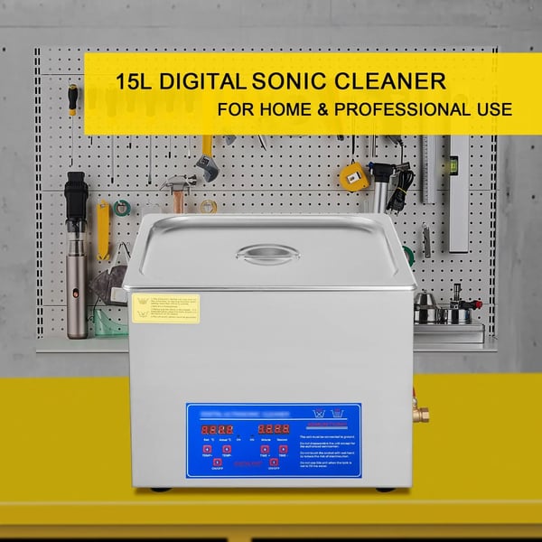 Ultralydsrenser, Tankkapacitet 13,5-15L, Varmeeffekt 400W, Ultralydseffekt 360W, Spænding 110V, Frekvens 40kHz