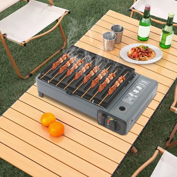 Gasgrill, Bærbart Design, Effektiv Madlavningspræstation,Blå