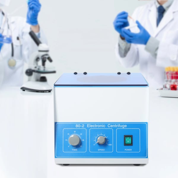 Laboratoriecentrifuge, Desktop Design, Højhastighedsydelse,Blå, EU Stik