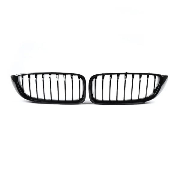 Framgrillmontering, Optimerad Luftflöde, Enkel Installation,Blank svart