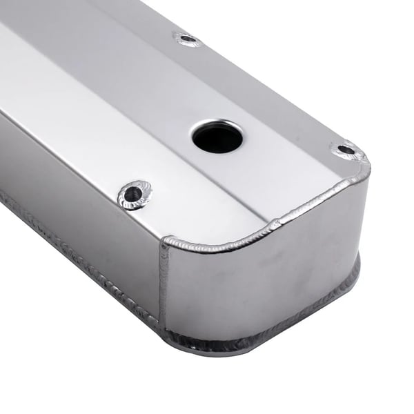 Rocker Covers, Aluminium, Høj Stil, 1/4 Tomme Pakningsskinne, Passer til 1968-Og Fremad Ford V8 429-460, Lang Bolt Design