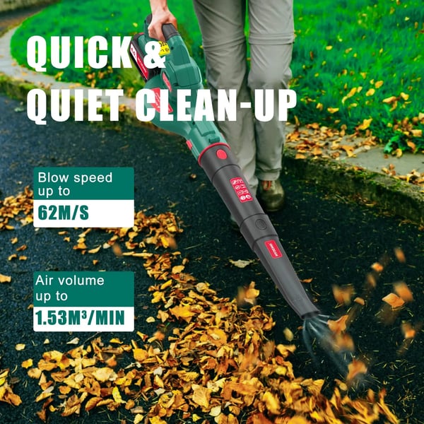 Lehtipuhallin, 18 V akku, 250 W syöttöteho
